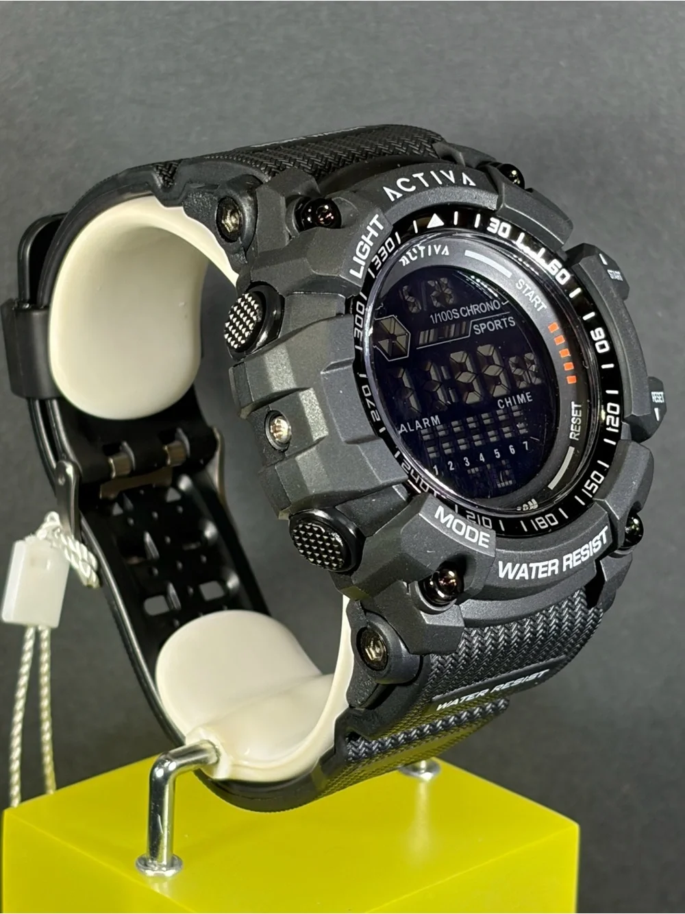 Activa Strike X Invicta Men’s Digital Watch 56mm Black ACW8020-001